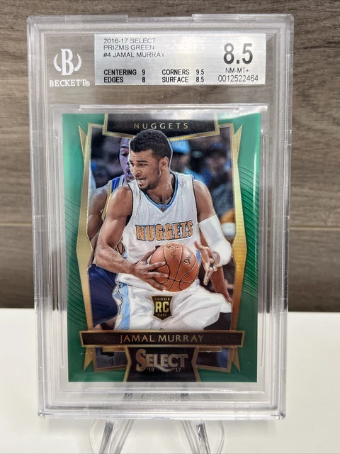 2016-17 Select Jamal Murray Gold Prizm #4 RC 1/5 , BGS 8.5 - RARE!! /5 🏆  🔥