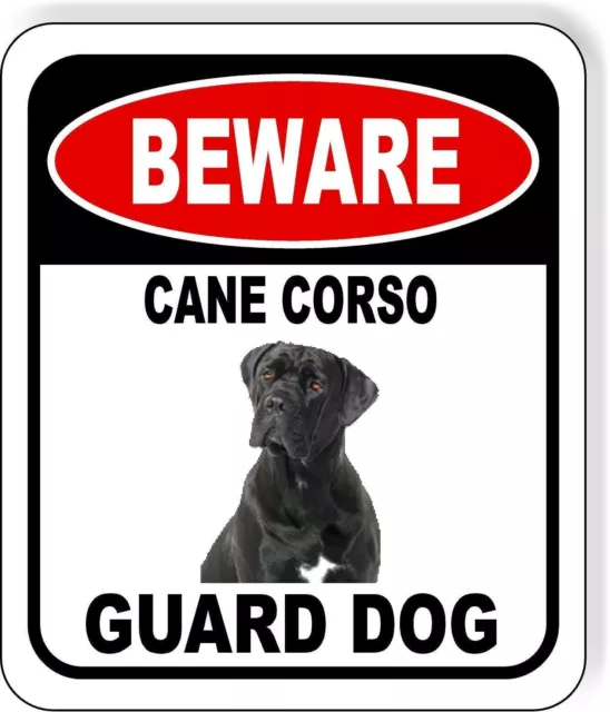 BEWARE CANE CORSO GUARD DOG Metal Aluminum Composite Sign