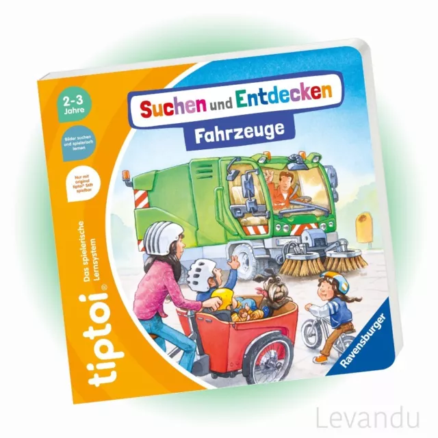 RAVENSBURGER tiptoi® Buch - Suchen und Entdecken: Fahrzeuge - NEU