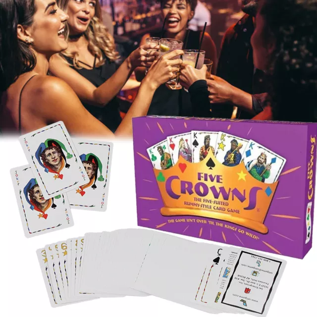 Five Crowns Card Game 5 Suites Classic Original Family Party Rummy Style Play