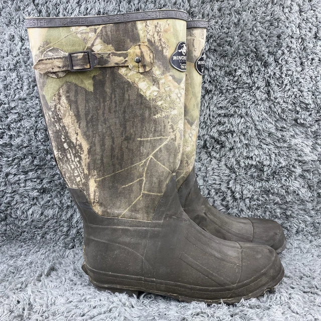 WINCHESTER SERIES PRO Line Rubber Hunting Camo Boots Mens 8 Thinsulate 200 grams 45.70 PicClick UK