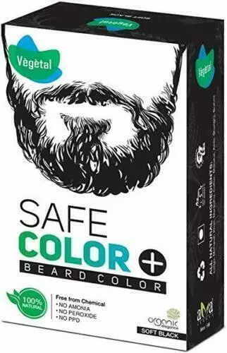 Vegetal Safe Beard Hair Color 25gm, Free from Chemical, No Side Effects