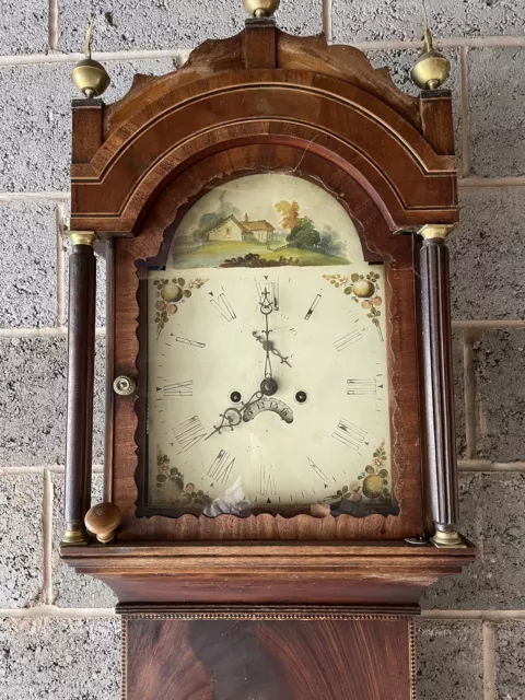 Long Case Clock.Dial made by William Finnemore and Son of Birmingham.Circa 1828