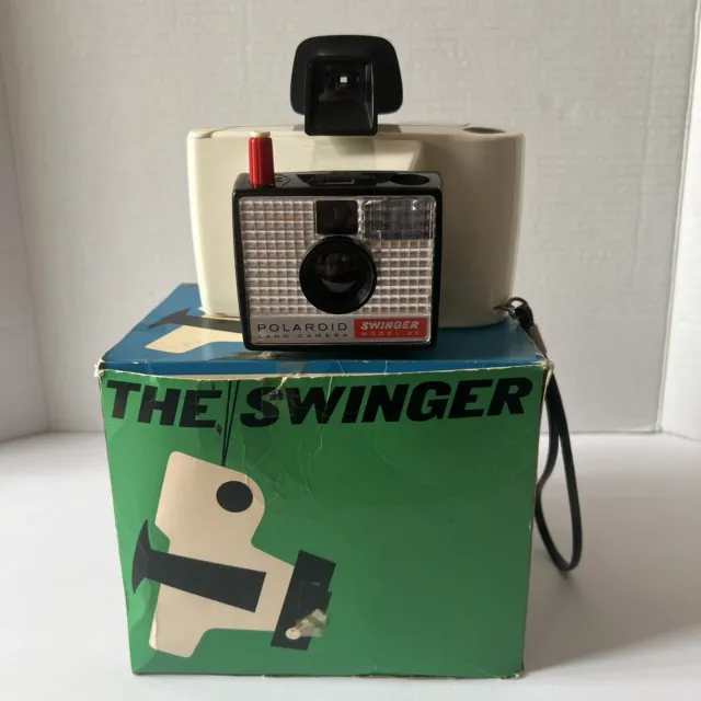 Polaroid The Swinger Land Camera Model 20 w/ Box & Manuals