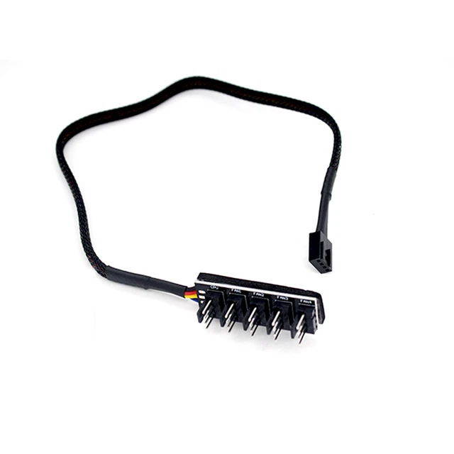 REPLACEMENT 4PIN PC Motherboard PWM CPU Cooling Fan Splitter Hub