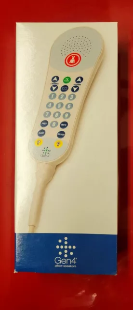 New In Box!! Curbell GEN4 Pillow Speaker- Nurse Call-TV Remote