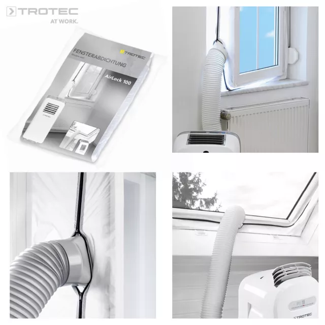 TROTEC AirLock 100 Hot Air Stop Klimagerät mobile Klimaanlage Fensterabdichtung