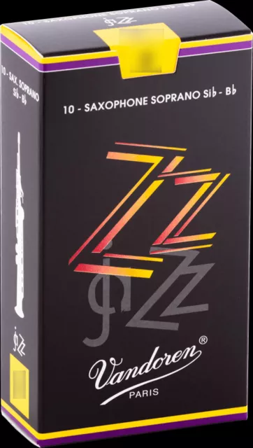 Anche de saxophone Soprano Sib/Bb Vandoren ZZ - boite de 10 anches