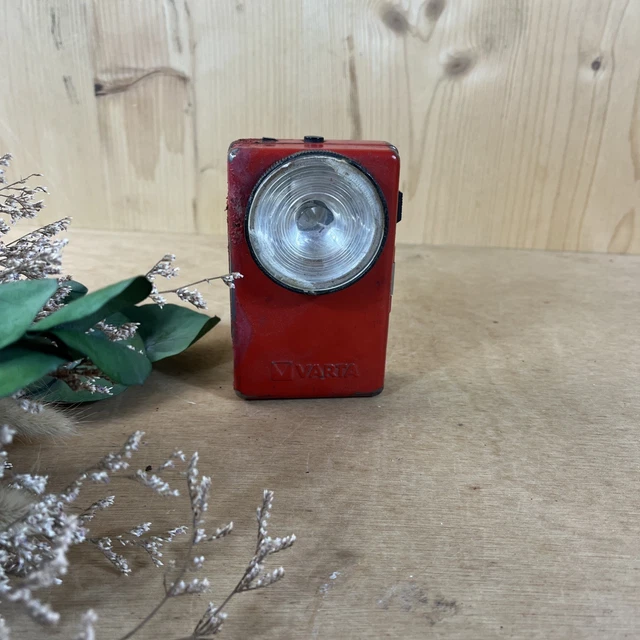 Lot De 2 Lampes Torches Varta Vintage Années 80-90 - Testées OK - Longueur 9,4cm