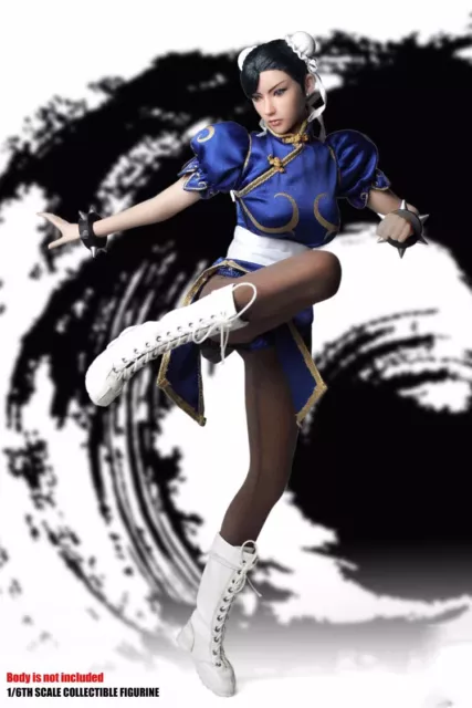 1/6 Street Fighter Chun-Li BodySuit For 12 Hot Toys PHICEN Female Figure  ☆USA☆