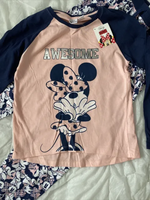 Primark Minnie Mouse Girl’s Pyjamas Age 8/9 BNWT