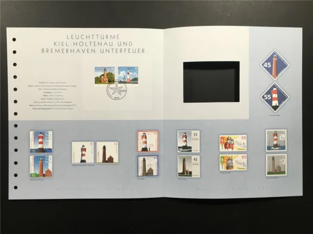 Brd Kunst-Edition 2017/14 Leuchttürme Leuchtturm Lighthouses