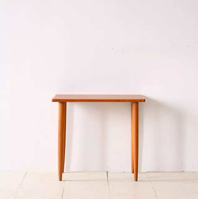 MidCentury Tavolino vintage in teak, design scandinavo vintage, 60s