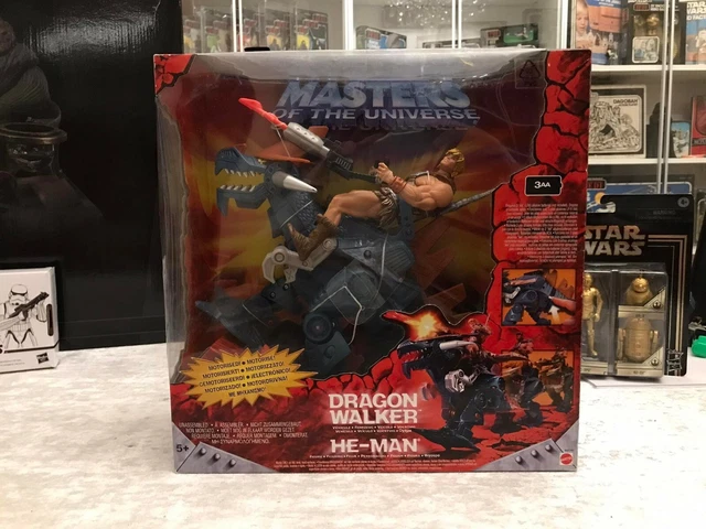Masters Of The Universe 200X Dragon Walker + He-Man Misb / Mattel 2003