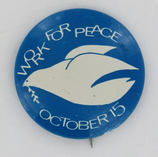 Vietnam War 1969 Dover Peace Protest Pin Student Mob. Committee P793