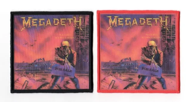 Megadeth Peace Sells... But Who's Buying? Sublimated Printed Patch | Band Logo