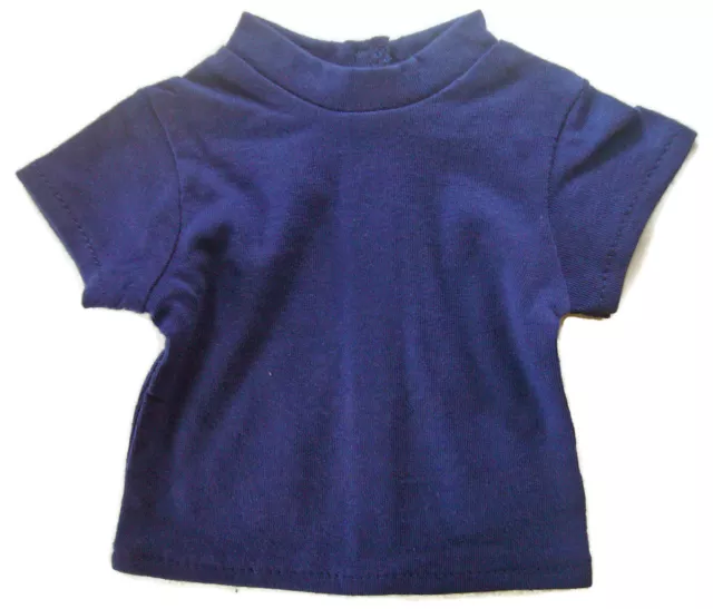 Basic Navy Blue T-Shirt Top for 18" American Girl Doll Clothes July 4th