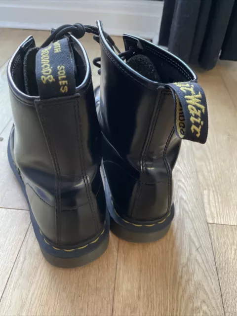 DOC DR. DR Martens Martins boots size 8 DM' s Black 1460 Originals £70. ...