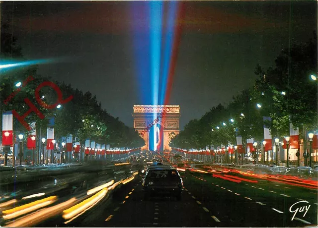 Picture Postcard-:Paris, Champs-Elysees, Arc De Triomphe