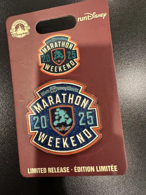 DISNEY MARATHON WEEKEND 2025 Pin Set Pennant £33.88 PicClick UK