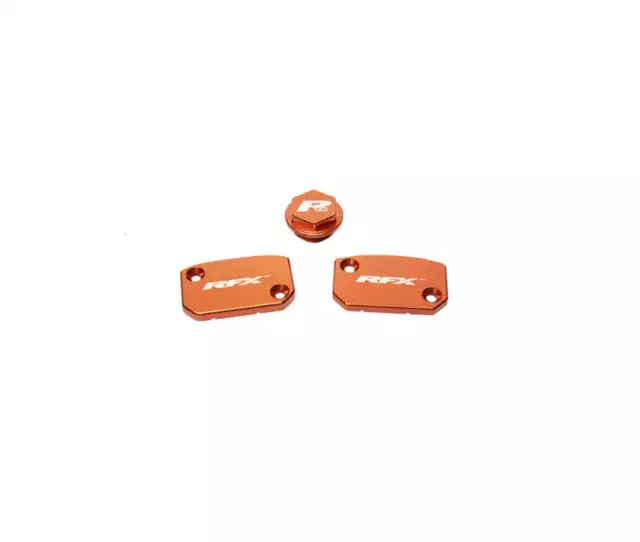 Ktm Sx / Exc  / Sxf  - Couvercles Maitres Cylindre Rfx Orange / Fxrc5200099Or