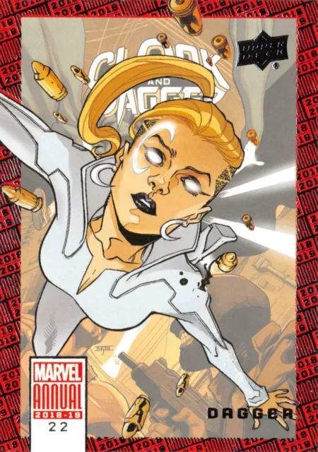 DAGGER / 2018-2019 MARVEL ANNUAL (Upper Deck 2019) BASE Trading Card #22
