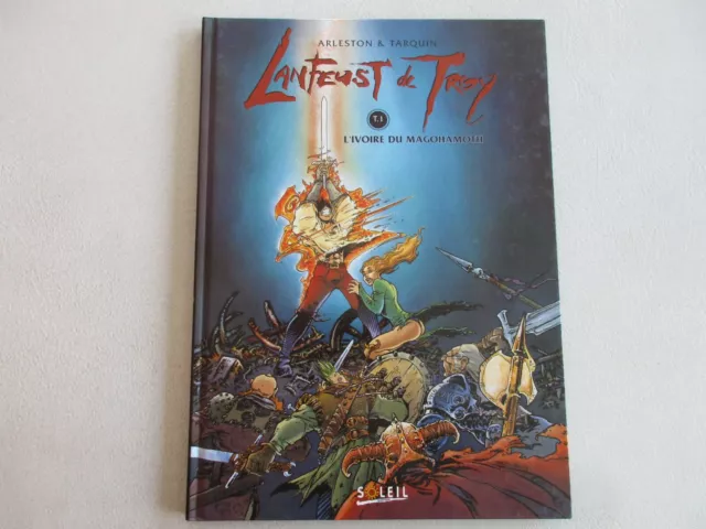 Lanfeust De Troy T 1 Be/Tbe Reed Octobre 1994 Pages De Gardes Gris Bleu Vert