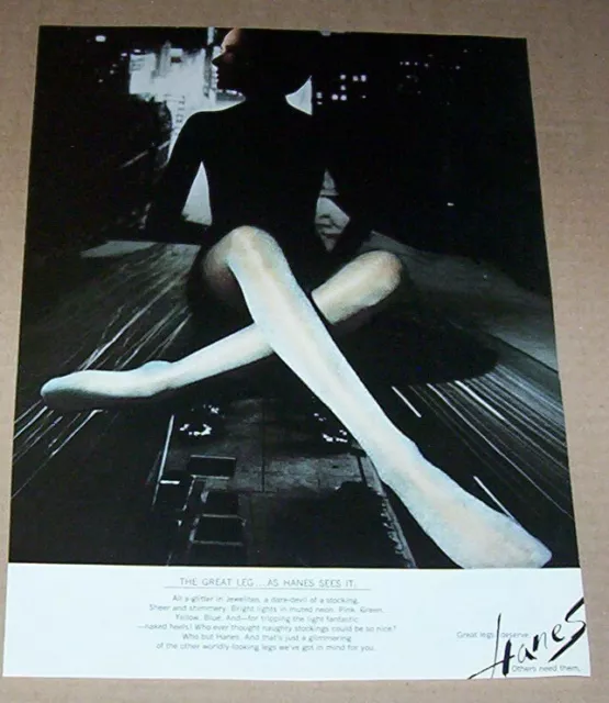 1965 print ad page - Hanes Pantyhose Stockings-Great Legs deserve SEXY Girl  AD