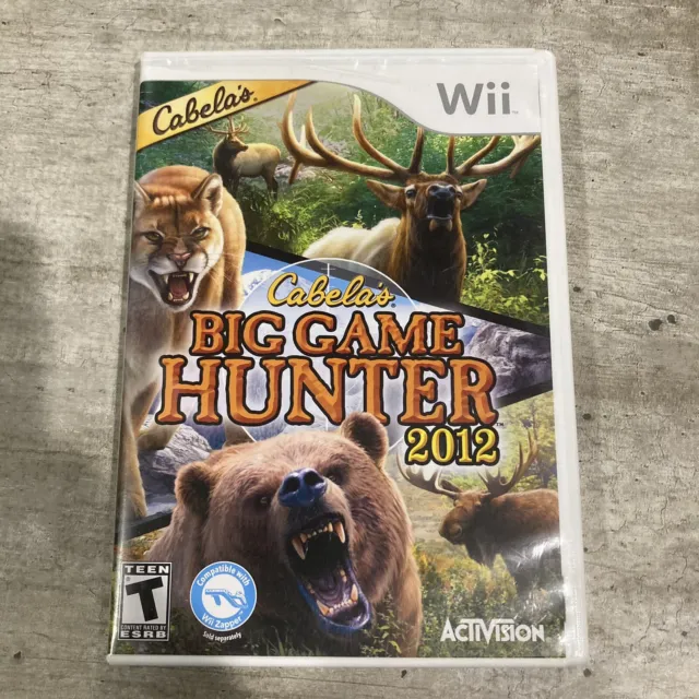 Cabela's Big Game Hunter 2012 - Nintendo Wii Game (CIB w/Manual) Tested