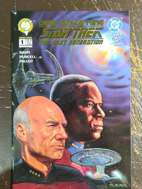 Star Trek Deep Space Nine /the Next Generation #1 Oct. 1994 Malibu NM Free Ship.