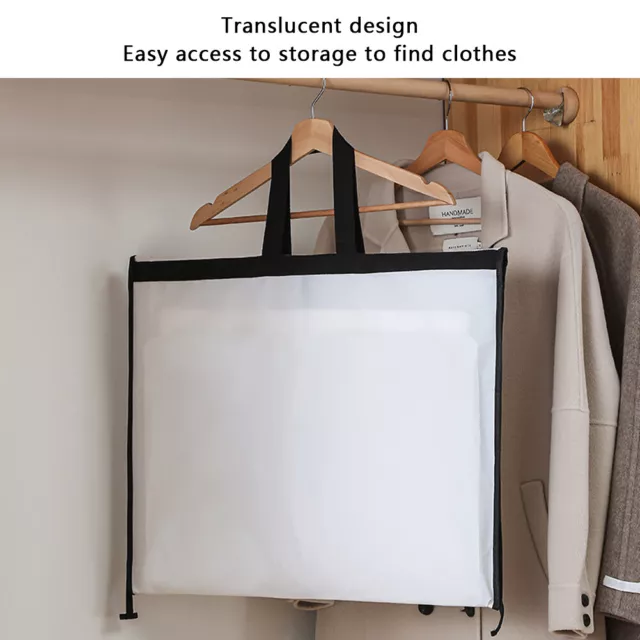 Long Dress Closet Carrier Waterproof Dustproof Wedding Clothes Cover Garment Bag