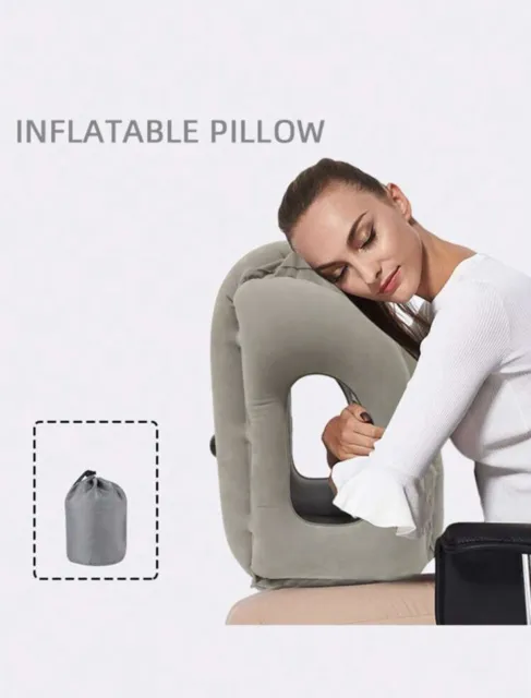 Ultimate Comfort on the Go: Inflatable Travel Pillow for Neck and Lumbar Support