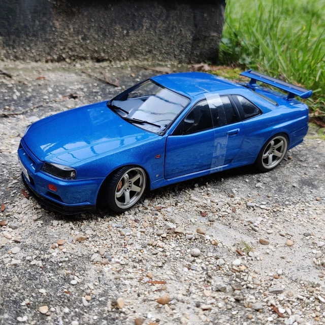 Voiture Solido Nissan Skyline Gt-R R34 1999 Bayside  1:18 Neuf Boite S1804306