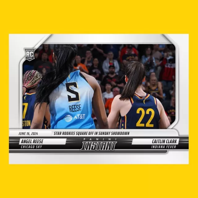 2024 PANINI INSTANT WNBA Angel Reese/Caitlin Clark ROOKIE CARD SP 73