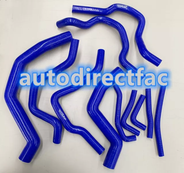 SILICONE RADIATOR HEATER HOSE for MITSUBISHI LANCER EVO 7 8 CT9A BLUE