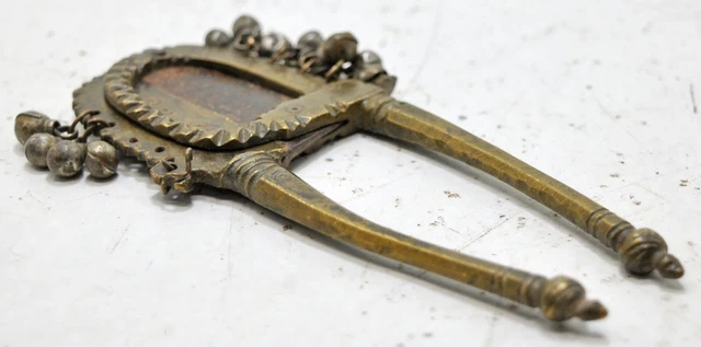 Antique Brass Betel Nut Cutter Sarota Original Old Hand Crafted Engraved