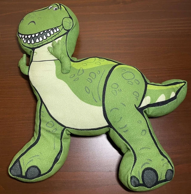 DISNEY PIXAR TOY Story Rex Dinosaur TRex RAWR! Plush Soft Toy Pillow