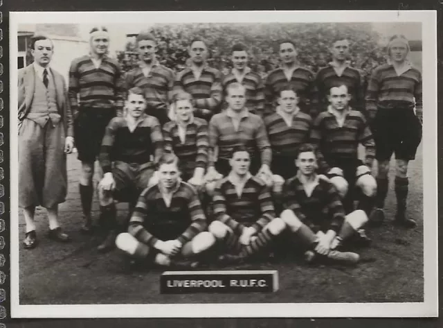 Ardath-Fotokarten A Lancs Fussball 1936 (Lf110) - #061-Rugby - Liverpool Rufc