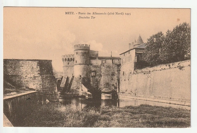 METZ  - Moselle - CPA 57 - Les portes - Porte des Allemands vue N° 18