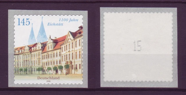 Bund 2643 SELBSTKLEBEND RM mit ungerader Nr. 1100 Jahre Eichstätt 145 Cent **