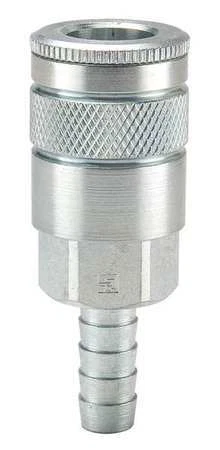 Parker 14-6B Coupler Body,Steel,Hose Barb,50 Cfm