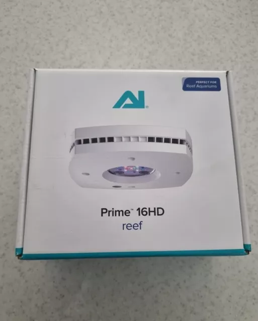 AI Prime 16HD Reef Black Aquarium LED Light + 12 Inch Flex arm!