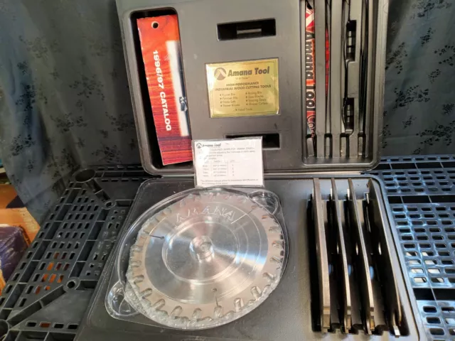 Amana 658030-ak Carbide Tipped  Dado Set sold exactly as shown. See pics ask ???