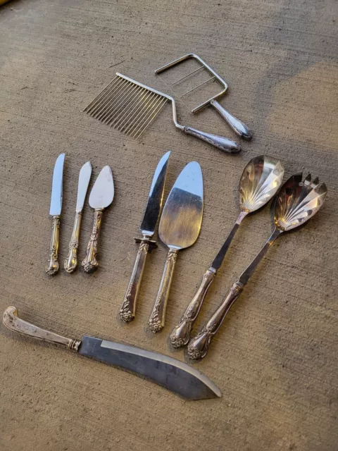 10pc Mixed Sterling Silver Handled Silverware Lot