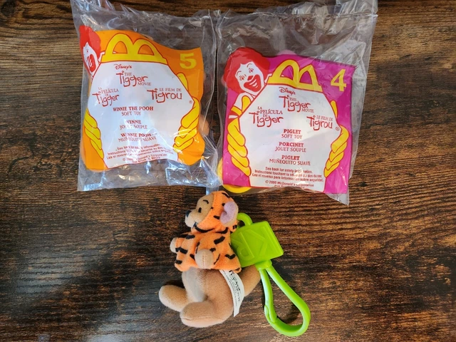 “The Tigger Movie” 2000 McDonald's Happy Meal Toys  Pooh, Piglet and Roo