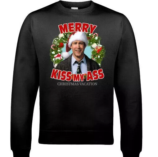 GRISWOLD CHRISTMAS Sweatshirt Kiss My Ass National Lampoons Vacation Ugly Jumper