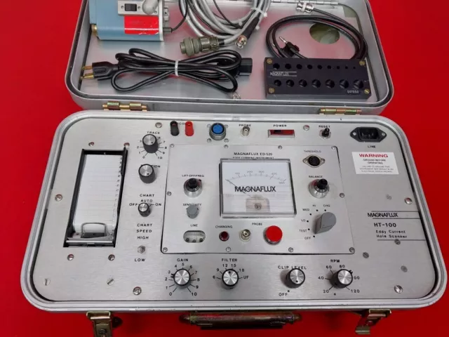 MAGNAFLUX.Model HT-100 Bolt Hole Scanner Eddy Current Flaw Detector.