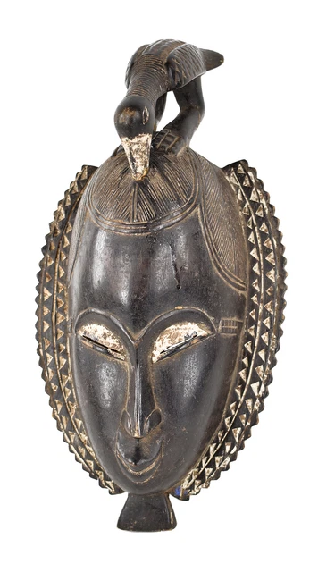 Yaure Baule Portrait Mask Ivory Coast African Art