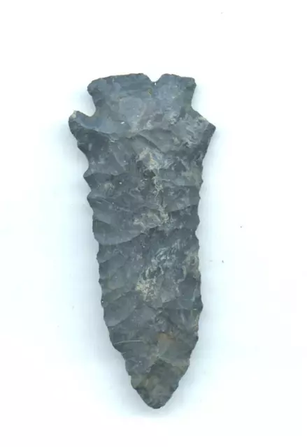 Indian Artifacts- Nice Serrated Archaic Point-Arrowhead