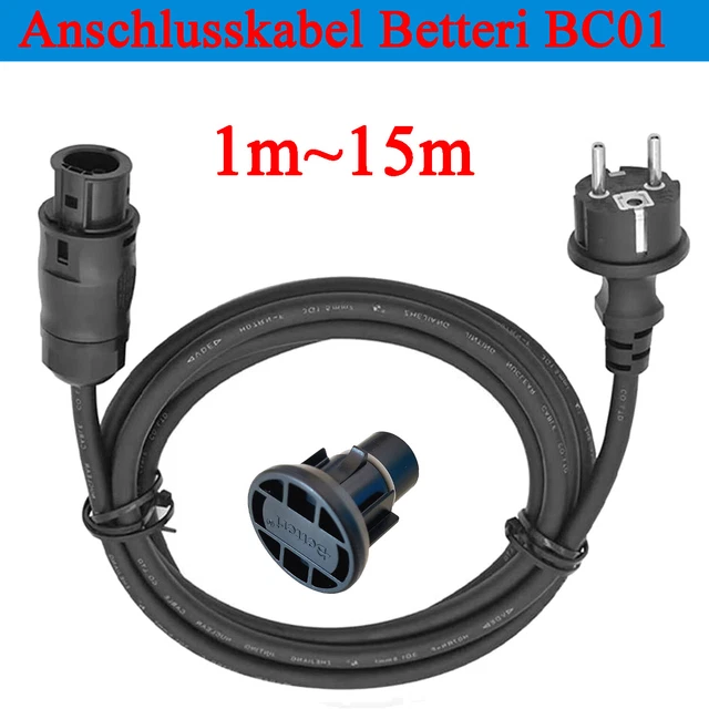 Connecteur Micro-onduleur Betteri BC01 Femelle As-Schwabe - Câbles 10-14mm - IP68 - 25A 230V